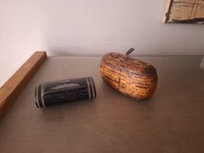 2 BLAGUES A TABAC  , TABATIERES