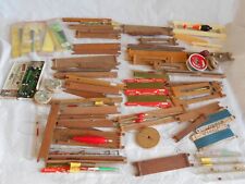 ancienne ligne de pêche ligne flotteur enrouleurs bois français plastique flotteurs années 30-1970