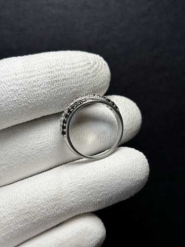 Bague Argent Avec Pierrre Noir
