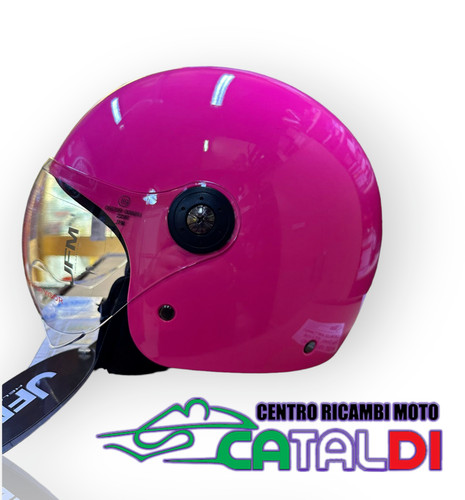 Jfm casque jet scooter rose - jfm,