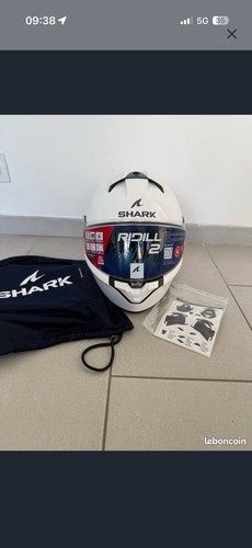 Casque moto shark ridbill - shark, 2