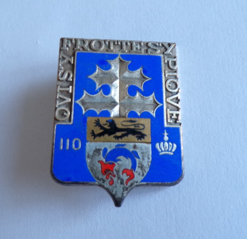 Insigne militaire 110 - militaire, 110°