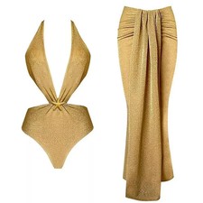 Costume Une-Pièce Or Avec