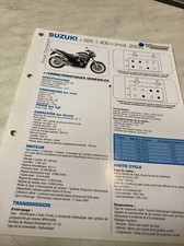 Suzuki GSX1400 2002 GSX 1400 Fiche technique moto RMT ETAI