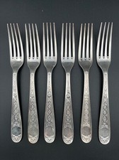 6 FOURCHETTES DE TABLE EN