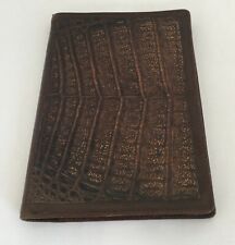 PORTE CARTES "LE TANNEUR" NUANCE HAVANE/ ANNEES 1970