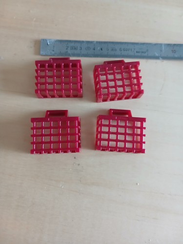Paniers rouges rangement - ,