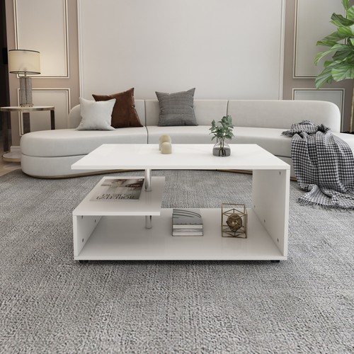 Table basse blanc moderne