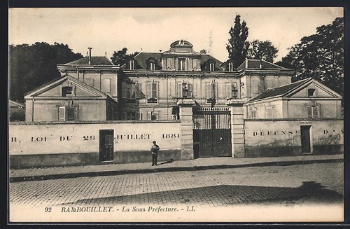 Cpa rambouillet sous - cpa, la