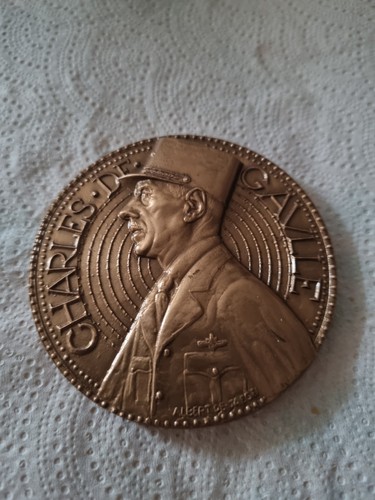 Médaille bronze charles de - de,
