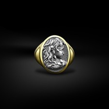 Bague chevalière homme en