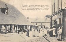 CPA 91 ARPAJON / LES HALLES / BAZAR / cliché rare