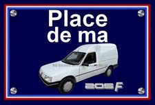 Plaque place ma peugeot - ma,