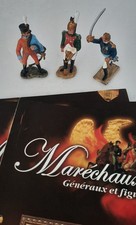 Lot De 3 Soldats En Plomb  HACHETTE Maréchaux D'empire N°152,151,150