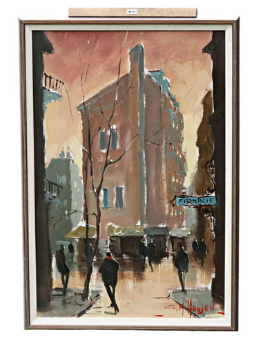 Huile sur toile original paris - huile,