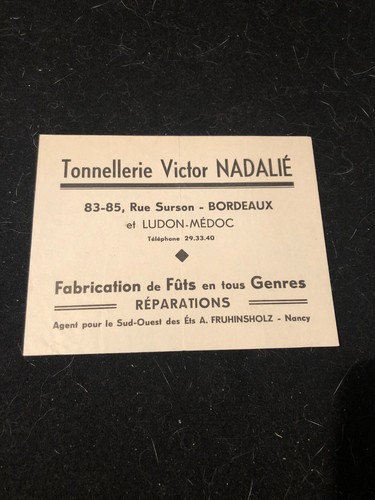 Petite affichette tonnellerie - petite, affichette,tonnellerie