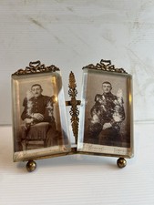 Ancien Cadre Photo Double
