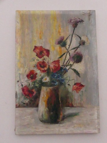 Huile sur toile marcel - sur,
