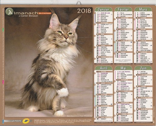 Almanach facteur 2018 - facteur,