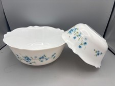 2 Saladiers  Arcopal myosotis