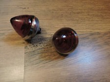 Neuf !! 2 feux obus rouge pour véhicules anciens !!!!