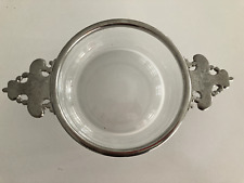 COUPELLE VERRE CRISTAL BORDS