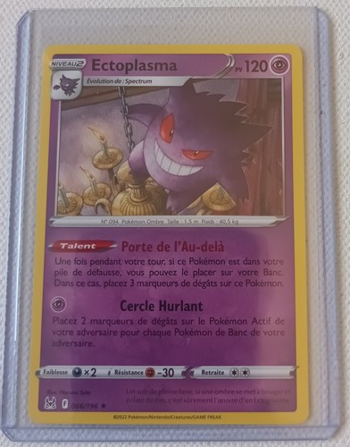 Carte pokemon ectoplasma - carte,