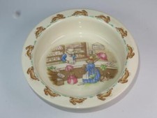 Royal Doulton Bunnykins Bol D'Enfant Mr Piggly's Stores Jubilé D'Or 1984