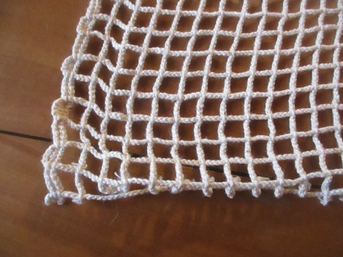 Coupon tissu ancien beige - de,