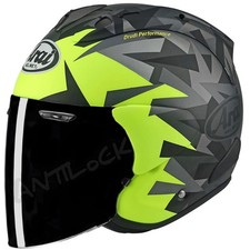 ARAI JET SZ-R VAS EVO MIMESIS JAUNE MAT + VISIÈRE TEINTÉE