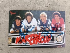 PHOTO DISQUES VOGUE AUTOGRAPHE MARTIN CIRCUS SIGNATURE ORIGINALE ANNEES 80 TBE