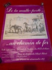 Affiche ancienne ptt la - ancienne,