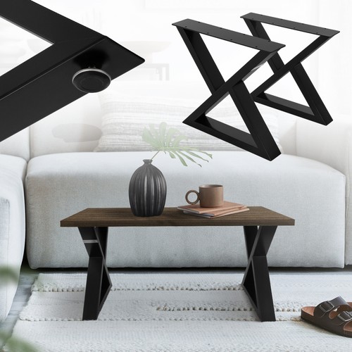 Pieds table métal type - de,