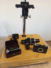 Nikon statif de reproduction PFC+boîtier M35S+microflex AFM+adaptateur F...