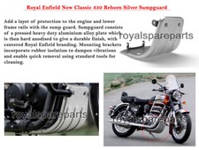 Royal Enfield Neuf Classique 350 Reborn " Argenté Sumpguard "