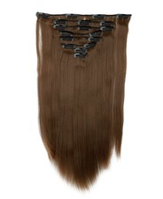 - Extension a Clip Cheveux Naturel Clip in Hair Extensions Tête Pleine 8 Band...