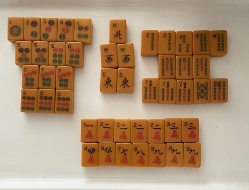 Vintage butterscotch mah - vintage, jong