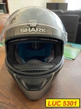 CASQUE SHARK SKWAL 2 NOIR ET GRIS MAT AVEC LEDS AVANT ET ARRIERES TAILLE XL