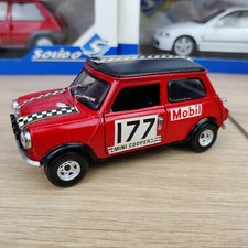 VOITURE POLITOYS -M MINI COOPER ROUGE N°582 MADE IN ITALY 1:25 EN LOOSE