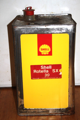 Ancien bidon shell - ancien, l