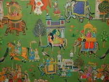 Rideau En Velours Vert Maharaja Tissu Doux Coussin Rembourrage