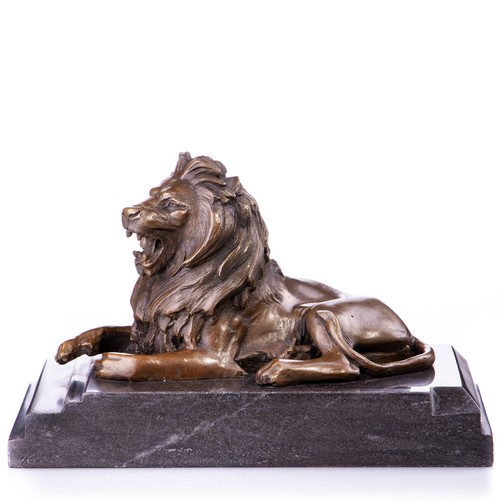 Sculpture lion bronze - sculpture, de