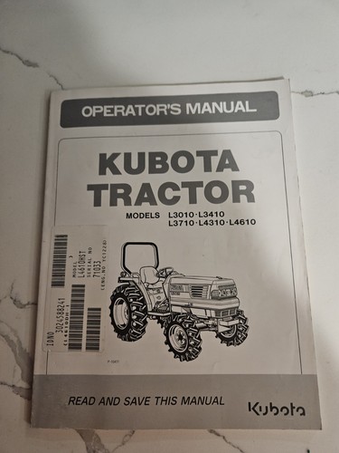 Kubota tractor l3010 - tractor, l3410