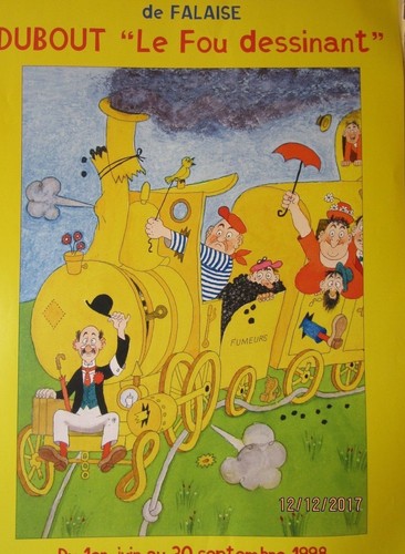 Affiche dubout le fou - dubout,