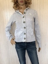 Gilet - Veste de survêtement Abercrombie & Fitch Coton gris chiné S VFV002