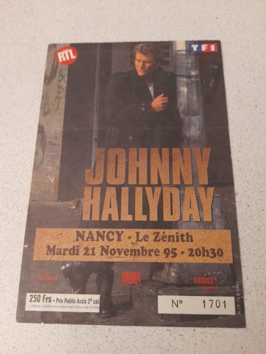 Ticket billet place concert - place,