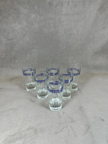 Lot verres à pastis - de, 6