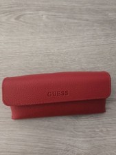 Guess Étui A Lunette Vide Rouge Not Rayban ( Petit Prix)