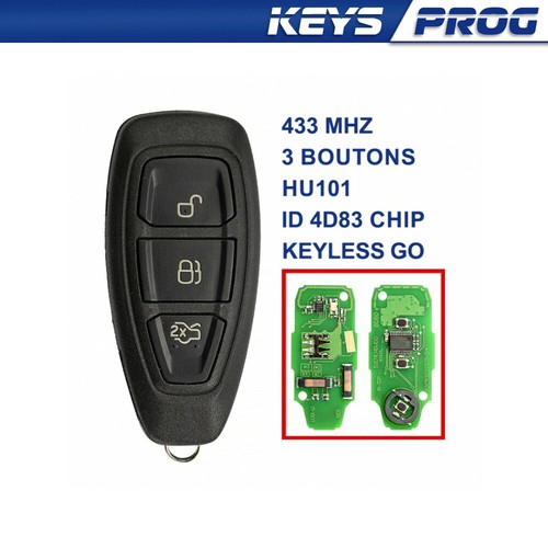 Clé telecommande ford - ford, fiesta