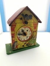 horloge coucou en tôle ancienne Très Rare Pour Pièce Détaché !!
